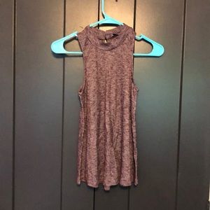 High neck Merle top